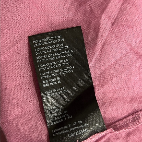 Free People Cutie Pie Romper In Azalea Combo Pink Embroidered Boho Romper Size L - Picture 16 of 16